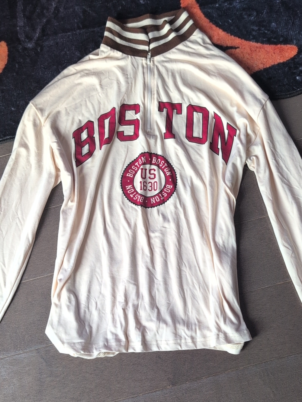 Boston Cream Long-Sleeve Top